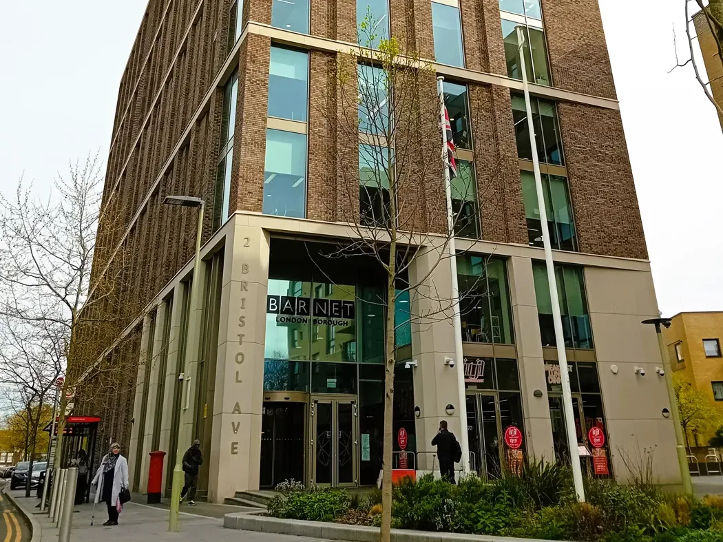2 Bristol Avenue in Colindale, the building that houses Barnet Council's main offices